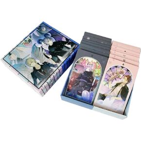 مجموعة تاروت 2 في 1 من Luna's Dark Angel وLight Angel - مجموعة 156 بطاقة، 12 × 7 سم، 4.75 بوصة × 2.75 بوصة، عبوة صلبة في صندوق