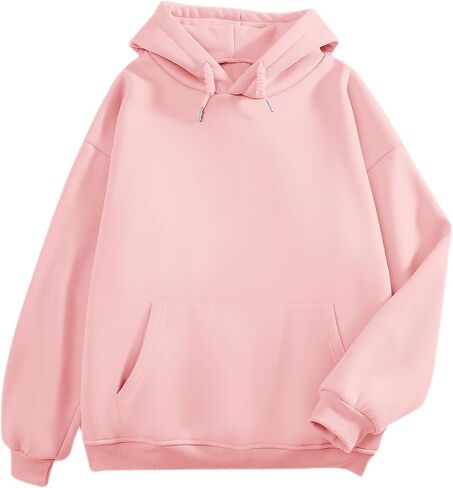 Aesthetic Preppy Hoodies for Teen Girls Cute Graphic Sweatshirts Inspirational Letter Slogan Loose Fit Pullover Tops in Kuwait