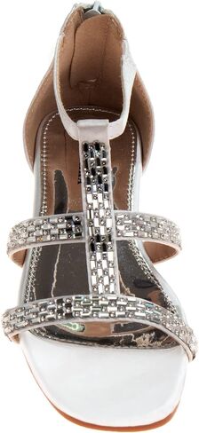 Josmo Girls Sandal Flats Dress Pumps - Kids Slip On Open Toe Strappy Sandal (Little Kid - Big Kid) in Saudi Arabia