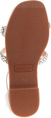 Josmo Girls Sandal Flats Dress Pumps - Kids Slip On Open Toe Strappy Sandal (Little Kid - Big Kid) in Saudi Arabia