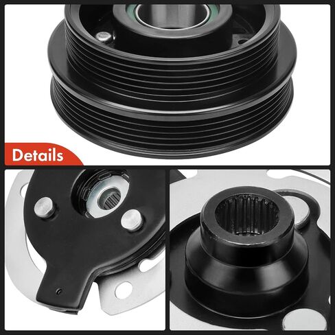 A-Premium Air Conditioner AC Compressor Clutch Kit Compatible with Volkswagen Jetta 2005-2016, Passat 2012-2014, Golf 2010-2014, Beetle 2006-2010 2012-2014, Rabbit 2006-2009 & Audi TT RS Quattro in Saudi Arabia