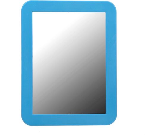 Desk Tech Multi-Functional 5x7 Magnetic Locker Makeup Mirror for School Locker, Bathroom, Household, Refrigerator, and Cabinet - Convenient and Stylish - Blue in Saudi Arabia