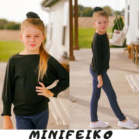 Little Girl 3/4 Sleeve Casual Shirt for 6-12 Years in Saudi Arabia