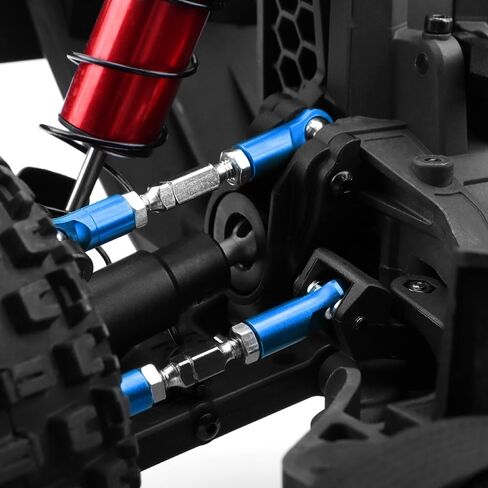 وصلات توجيه RC من GLOBACT، شدادات قابلة للتعديل، قضبان ربط معدنية لـ ARRMA 1/8 Mojave 4S BLX (أزرق) in Saudi Arabia