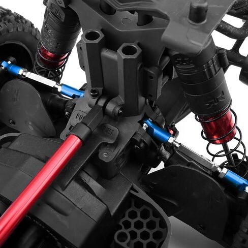 وصلات توجيه RC من GLOBACT، شدادات قابلة للتعديل، قضبان ربط معدنية لـ ARRMA 1/8 Mojave 4S BLX (أزرق) in Saudi Arabia