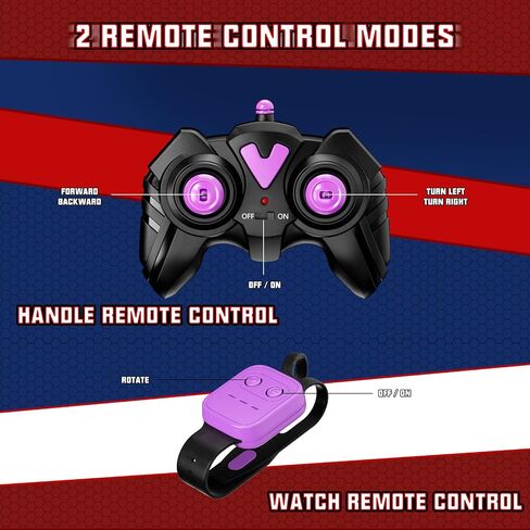 Remote Control Car Toys for Girls & Boys, 4WD Gesture RC Stunt Cars, High Speed RC Truck with Double Sided 360 Flips and Headlights Wheel Lights, Off-Road Stunt Car Toys for Kids 6-12 yr (Pink) in Saudi Arabia
