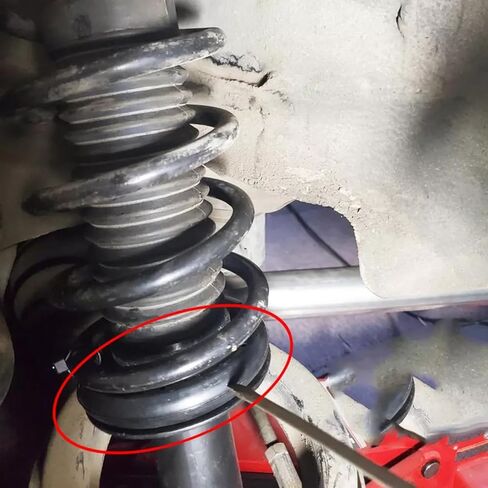 4Pcs Universal Front Rear Coil Spring Rubber Sleeve Seat Cushion Shock Absorber in Saudi Arabia