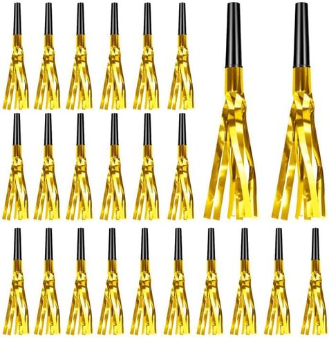 Party Blowers 24 PCS Silver Noise Makers Fun Party Favors Adult Birthday Party Favors Adult Party Favors Noise Makers for Sporting Events Party Whistles Birthday Horns New Years Party Halloween Party in Saudi Arabia