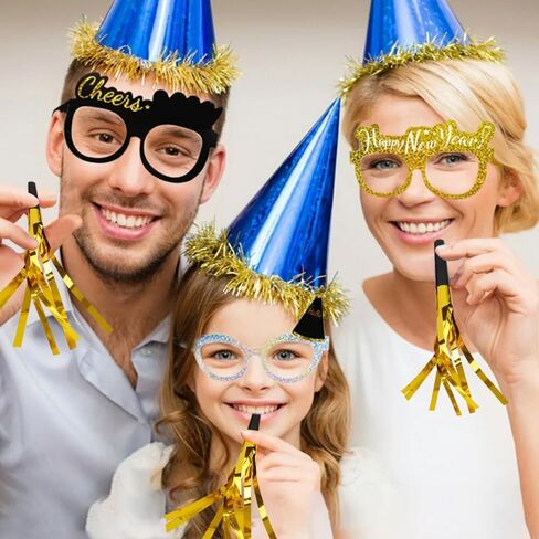 Party Blowers 24 PCS Silver Noise Makers Fun Party Favors Adult Birthday Party Favors Adult Party Favors Noise Makers for Sporting Events Party Whistles Birthday Horns New Years Party Halloween Party in Saudi Arabia