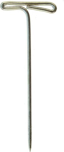 The Beadsmith T-pins, 1 inch (27mm), Stainless Steel, 75 pins in a Plastic Box, Ideal for Wigs, Macrame and Sewing, Use for Blocking, Knitting, Modelling and Crafts in Saudi Arabia