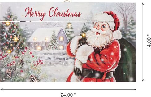 Glitzhome 12.75 بوصة ارتفاع ريفي خشبي عيد الميلاد رجل ثلج عائلة جدار ديكور ديكور دعها ثلج معلق خشب جدار الفن علامة لوحة ديكور عيد الميلاد ديكور المنزل لحفلة عيد الميلاد in Kuwait