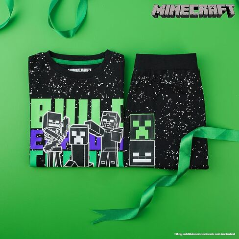 Minecraft Boys Pyjamas Set Lounge Wear Long Top or T-Shirt and Bottoms Teenagers Kids PJs 5-14 Years Gifts for Boys in Saudi Arabia