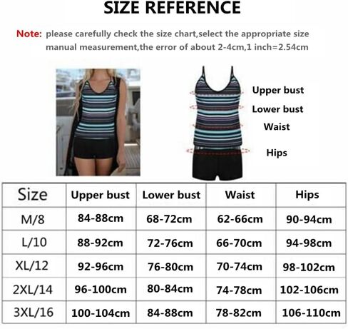 Women's Two Piece Swimwear Gradient Color Tankini Set Top with Shorts Low Waist Sporty Swimsuit Bikini in Saudi Arabia