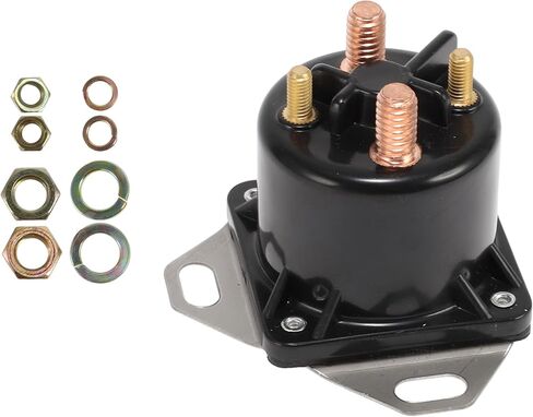 Car Diesel Glow Plug Relay Kit 12V 250A 4 Terminal Relay for Ford F Series Super Duty 1999-2003, Durable Plastic Metal Black in Saudi Arabia