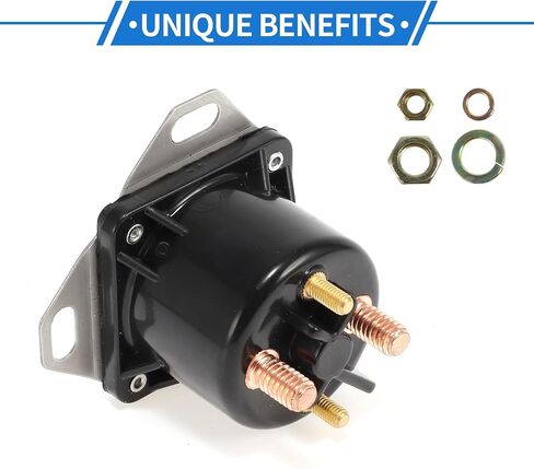 Car Diesel Glow Plug Relay Kit 12V 250A 4 Terminal Relay for Ford F Series Super Duty 1999-2003, Durable Plastic Metal Black in Saudi Arabia