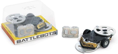 HEXBUG BattleBots Rivals 5.0 (الدوار والبطة)، ألعاب روبوت للتحكم عن بعد للأطفال، ألعاب STEM للأولاد والبنات من سن 8 سنوات فما فوق، البطاريات متضمنة in Saudi Arabia