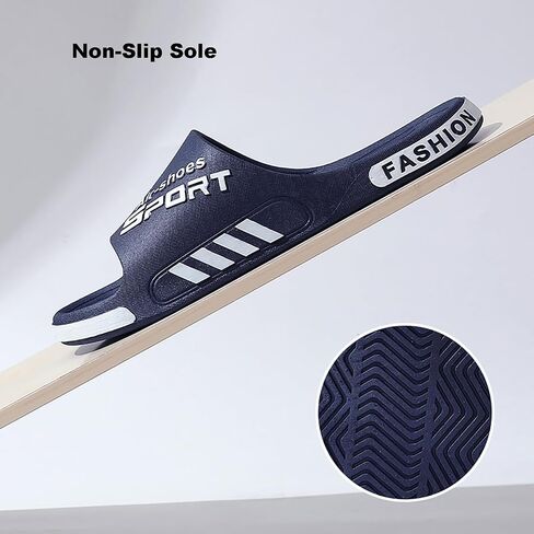 Mens Slippers Outdoor Athletic Sandals Fashion Sport Soft Slides Summer Beach Shoes in Saudi Arabia