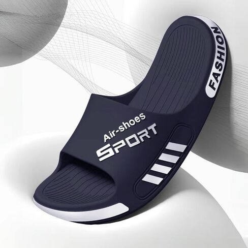 Mens Slippers Outdoor Athletic Sandals Fashion Sport Soft Slides Summer Beach Shoes in Saudi Arabia