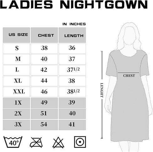 مجموعة من 3 قمصان نوم نسائية، قمصان نوم ناعمة للنساء، فستان بأكمام قصيرة، ملابس نوم (S-3X) in Kuwait
