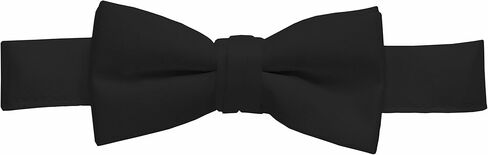 HOLD'EM Bow Tie For Mens Satin look Solid Color Adjustable Pre-tied in Saudi Arabia