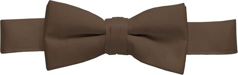 HOLD'EM Bow Tie For Mens Satin look Solid Color Adjustable Pre-tied in Saudi Arabia