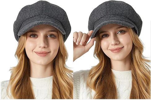 قبعة موزع الصحف النسائية Ivy Golf Hat Cabbie Visor Beret Hats in Saudi Arabia