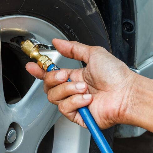 قطعتان من ظرف الهواء للقفل، توصيل سريع لظرف هواء الإطارات، وصلة محول فوهة نفخ الإطارات من النحاس، لا يوجد تسرب للهواء في الإطارات لأداة توصيل مضخة ضاغط نفخ السيارة in Kuwait