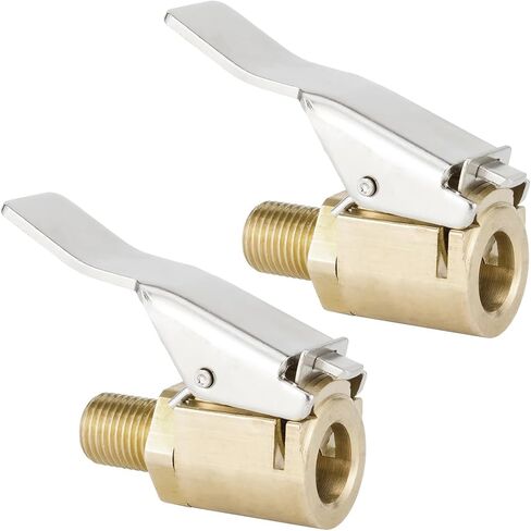 قطعتان من ظرف الهواء للقفل، توصيل سريع لظرف هواء الإطارات، وصلة محول فوهة نفخ الإطارات من النحاس، لا يوجد تسرب للهواء في الإطارات لأداة توصيل مضخة ضاغط نفخ السيارة in Kuwait