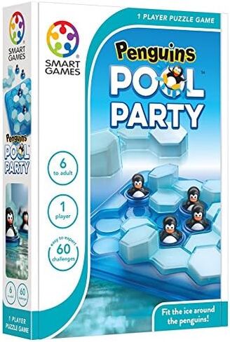 Smart Games - Penguins Pool Party, Puzzle Game with 60 Challenges, 6+ Ages in Kuwait