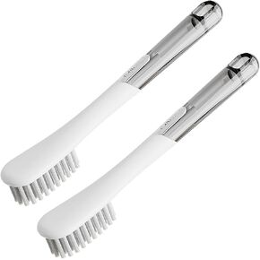 2 Pack Shoe Brushes for Cleaning,Sneaker Cleaner Brush,Multifunctional Extended Handle Scrubber Brush,Tennis Shoe Cleaner Brush, Canvas Shoe Cleaner Brush,Professional Cleaning Shoe Brush