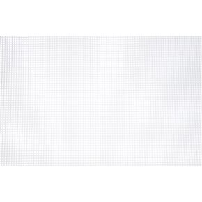 MECCANIXITY 10pcs 13"x20" Plastic Mesh Canvas Sheet 6 Count Needlepoint Blank Canvas for Embroidery Knit Crochet Acrylic Yarn Crafting, White