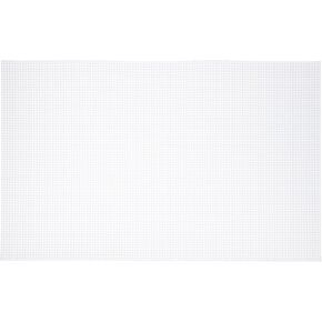 MECCANIXITY 10pcs 13"x20" Plastic Mesh Canvas Sheet 8 Count Needlepoint Blank Canvas for Embroidery Knit Crochet Acrylic Yarn Crafting, White