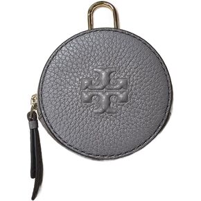 Tory Burch 150410 Thea Pebbled Leather With Gold Hardware Women's Coin Pouch (Gray Heron)