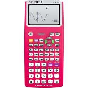 Scientific Calculator with Graph Functions for College and High School Students, Engineering, Advanced Mathematics, Calculus, Algebra, Geometery, Trigonometry, Statistics, Physics, Chemistry - Black