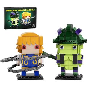 Kurapika & Chimera Ant Action Figures Building Kit, 2 in 1 Japanese Anime Character Building Toy Model Set, Compatible with Lego, Creative Collection Blocks for Fans Adults Kids, Aged 6+