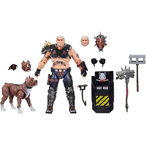 G.I. Joe Classified Series #135, Dreadnok Road Pig & Rawkus, Collectible 6 Inch Action Figure with Pet Dog Pit Bull Figure and 10 Accessories