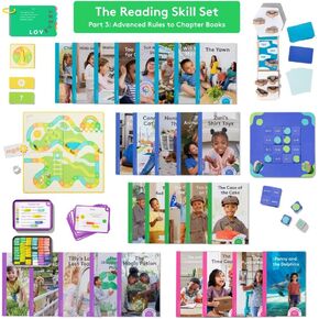 LOVEVERY | The Reading Skill Set Part 3 | Advanced Rules to Chapter Books | A Phonics-Based Program for Learning to Read, Learn Advanced Vowel Rules Through Fun Games, Reading Skills: 1st & 2nd grade