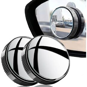 Blind Spot Car Mirror, Automotive Side Blindspot Mirror for Car, 2.2" Round Car Rearview Mirror Accessories 360 Degree Suction Cup Car Convex Blind Spot Mirror for Cars, Suv, Van and Trucks