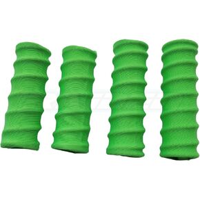 Damper Shock Sleeves Dirt Dust Resist Guard Cover for Traxxas 1/8 Sledge 4pcs - Fluorescent Green