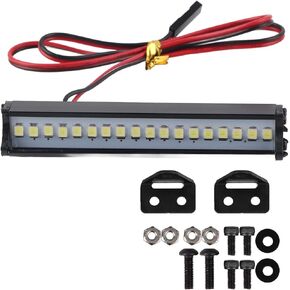 Oumefar RC Light Kit, RC Light Bar LED Roof Light Fit for Traxxas TRX6 /TRX4 /SCX10 1/10 RC Crawler, RC LED Lights RC Roof Lamp RC Car Lights RC Accessories