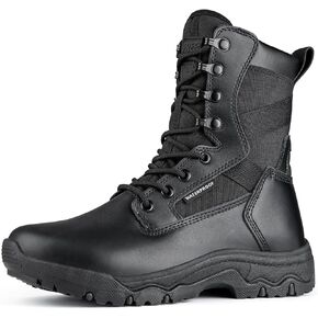 FREE SOLDIER Women’s Tactical Boots 8 Inches Lightweight Combat Boots Durable Military Work Outdoors Boots Desert Boots for Women