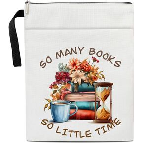 Book Cover, Christian Book Sleeve With Zipper, Religious Appreciation Gifts for Women of the Bible Book Pouch for Book Lovers Gifts for Librarian Bookworm Bookish, Book Protector Cover Case -16