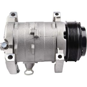 cciyu Air Conditioning Compressor Fit for GMC Savana 1500 2500 3500 for Chevy Express 1500 2500 3500 2003-2010 Replaces AC Compressor for Car