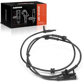 A-Premium ABS Wheel Speed Sensor Compatible with Infiniti Models - EX35 2008-2010, G37 2009-2010 - Front Driver and Passenger Side, (2-PC Set), Replace# 0265008219, 479101CA0A