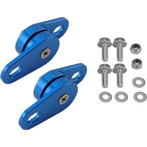 2pcs Exhaust Adjustment Bracket Compatible with Yamaha Banshee 350 YFZ350 1987-2006, YFZ350SE 2005-2006, See Fitments Blue