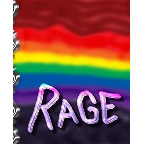 RAGE: Rage Rainbow Composition Notebook Blank 128 pages - Rage Diary, Journal, Workbook, to write about Rage, Riots, Raw Emotions, and Rallies, Protests, Lockdown Events, etc. in these amazing times