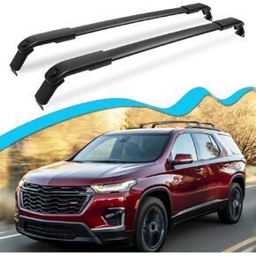 220 LBS Roof Racks Cross Bars for 2022 2023 2024 Chevy Traverse Limited, NOT FIT The Third Traverse Generation: Z71 RS