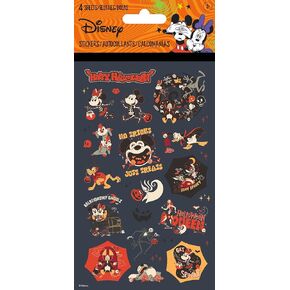 Disney - Kooky & Spooky Halloween-Standard 4 Sheet Stickers Standard Stickers - 4 Sheet