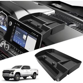 for 2023 2024 2025 Colorado Dashboard Organizer 2023 2024 2025 Chevy Colorado/GMC Canyon Behind Screen Organizer 2025 Colorado ABS Tray 2023 2024 2025 Chevy Colorado Accessories with Phone Holder