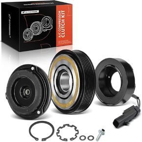A-Premium Air Conditioner AC Compressor Clutch Kit Compatible with Dodge Durango 2004-2007 & Jeep XK Series Commander 2006-2007 & Chrysler Aspen 2007, 3.7L 4.7L